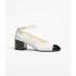 샤넬 MARY JANES 메리제인 벨벳, 페이턴트 카프스킨 아이보리, 블랙 G45071 B13901 NQ914