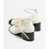 샤넬 MARY JANES 메리제인 벨벳, 페이턴트 카프스킨 아이보리, 블랙 G45071 B13901 NQ914