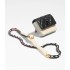 샤넬 벨트 백 Shiny Lambskin &amp; Lacquered Metal Black, Lilac, Ecru &amp; Silver  AP3249 B10401 NM951