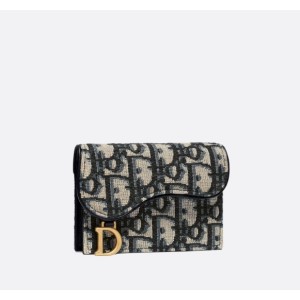 DIOR 새들 플랩 카드 지갑 S5611CTZQ M928