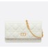 디올 DIOR 카로 WOC 파우치 체인 백 라떼 S5134UWHC_M030