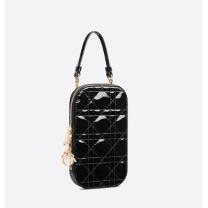 디올 DIOR 핸드폰 홀더 가방 블랙 페이던트 S0872OVRB_M900