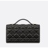 디올 DIOR 탑 핸들 클러치 백 까나쥬 블랙 S0980ONMJ_M900