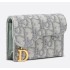 DIOR 오블리크 새들 플랩 카드 지갑 S5611CTZQ M932