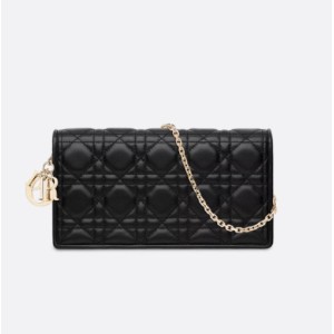 DIOR 레이디 디올 WOC 미니 백 블랙 S0204ONMJ_M900