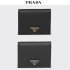 프라다 로고 사피아노 반지갑 블랙 24FW 1MV204 QHH F0002